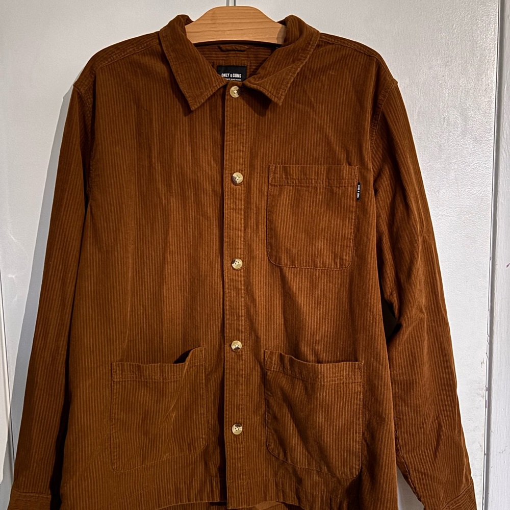 Men's Brown Corduroy Jacket
